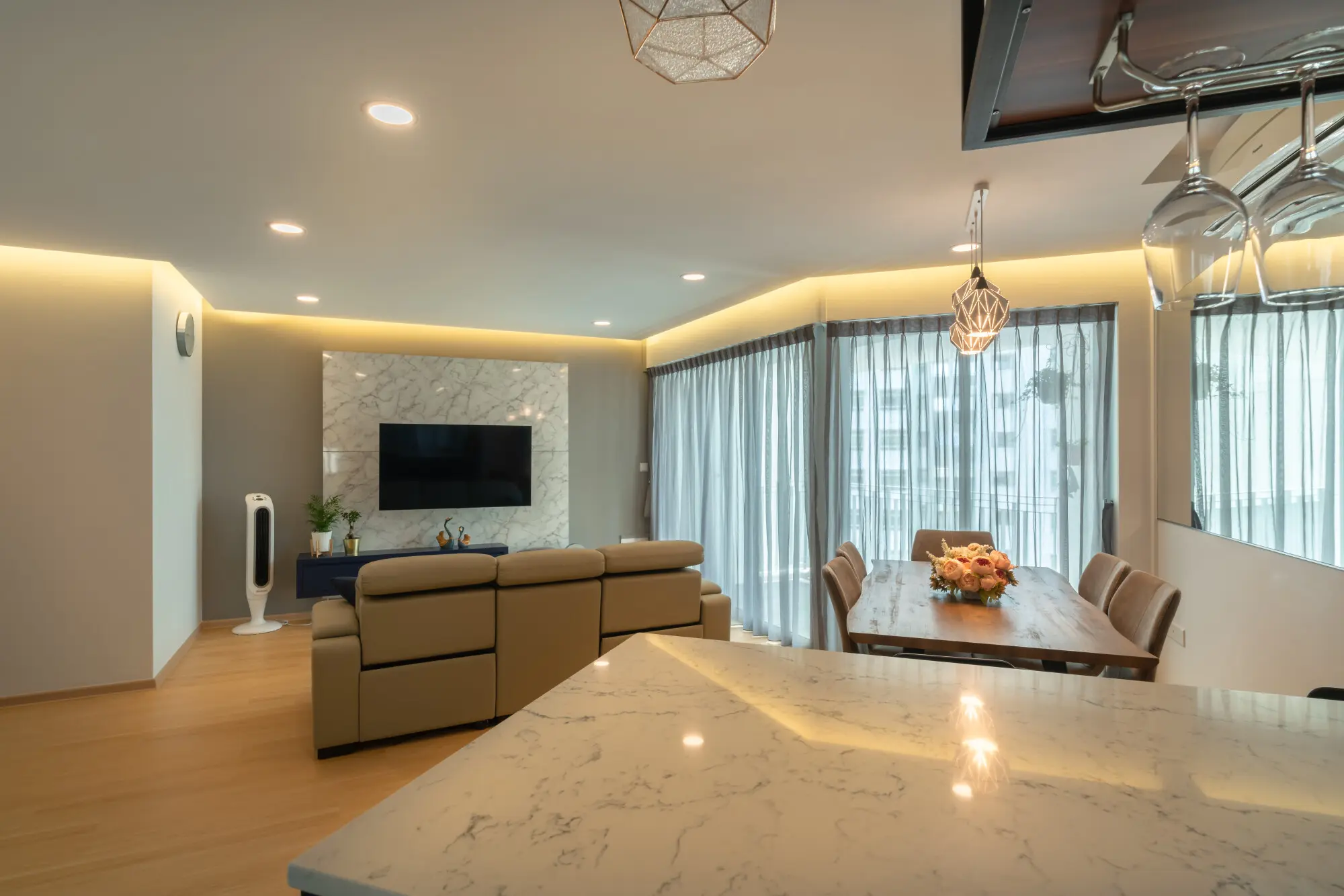 588d Ang Mo Kio Street 52, Park Central @ Amk - HDB Interior Design Project