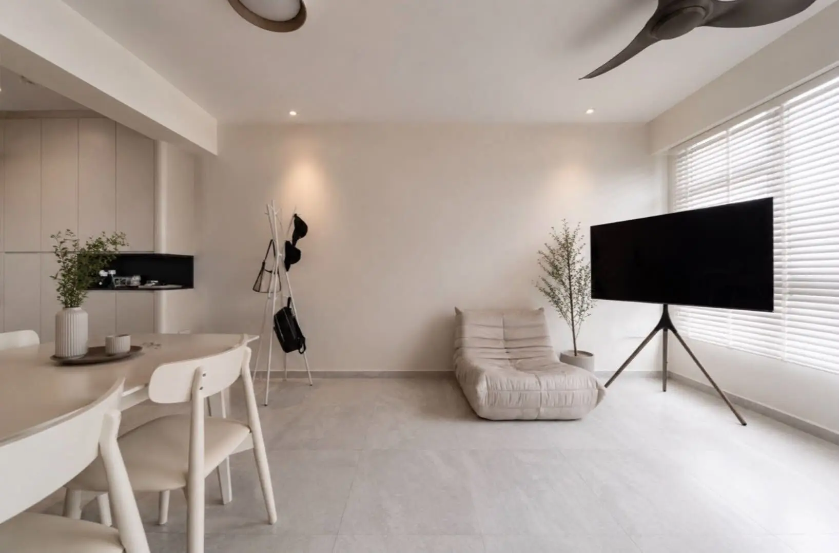 Minimalistic Wabi Sabi - HDB Interior Design Project