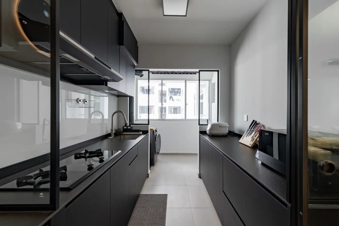 Wild Design - Black & White - Kitchen - New HDB - $50,000