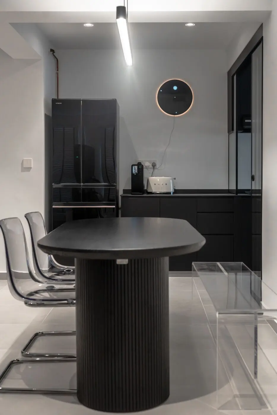 Wild Design - Black & White - Dining area - New HDB - $50,000