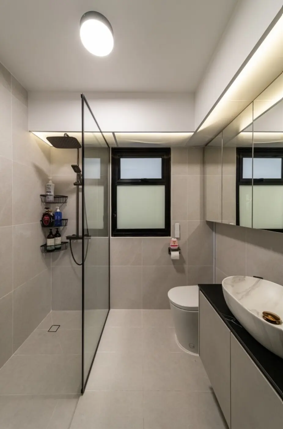 Wild Design - Minimalistic / Scandinavian - Common bathroom - New HDB - $50,000