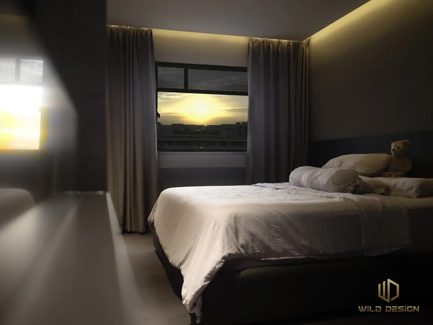 Wild Design - Black & White - Master Bedroom - Resale HDB - $75,000