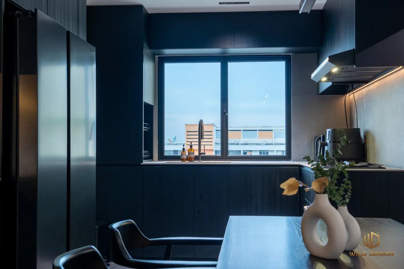 Wild Design - Black & White - Kitchen - Resale HDB - $75,000