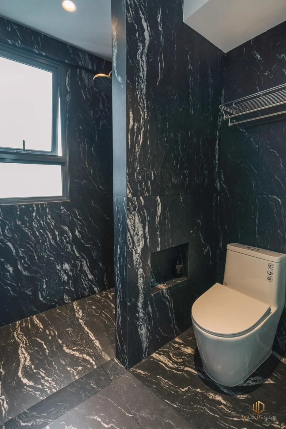 Wild Design - Black & White - Master Bathroom - New Condo - $60,000