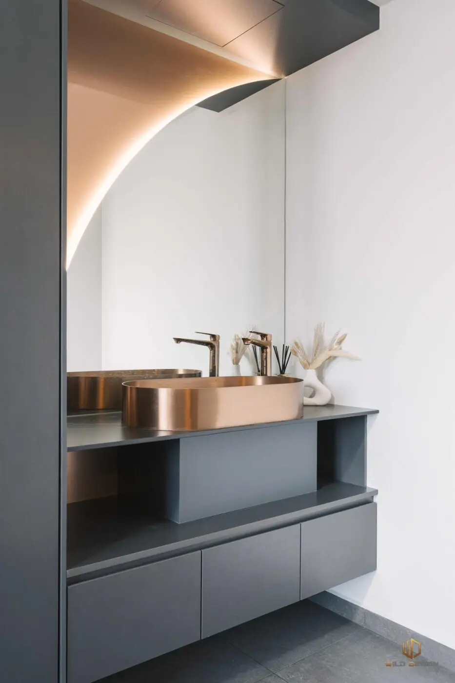 Wild Design - Black & White - Bathroom Vanity - New Condo - $60,000