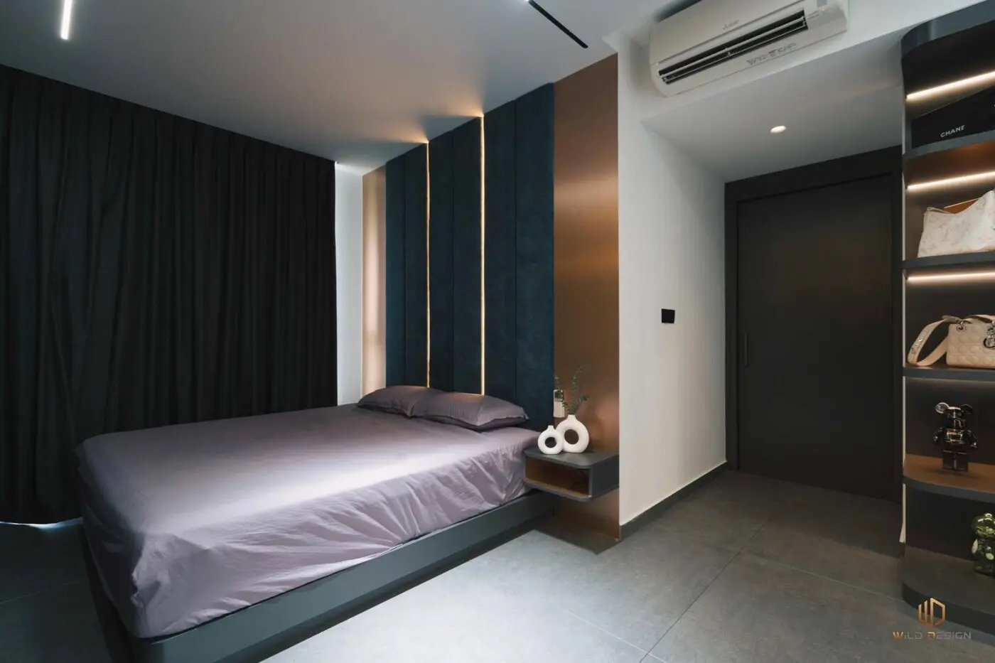 Wild Design - Black & White - Master bedroom - New Condo - $60,000