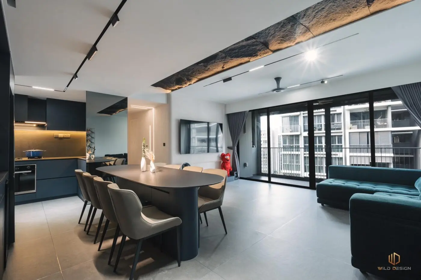 Wild Design - Black & White - Living Hall - New Condo - $60,000