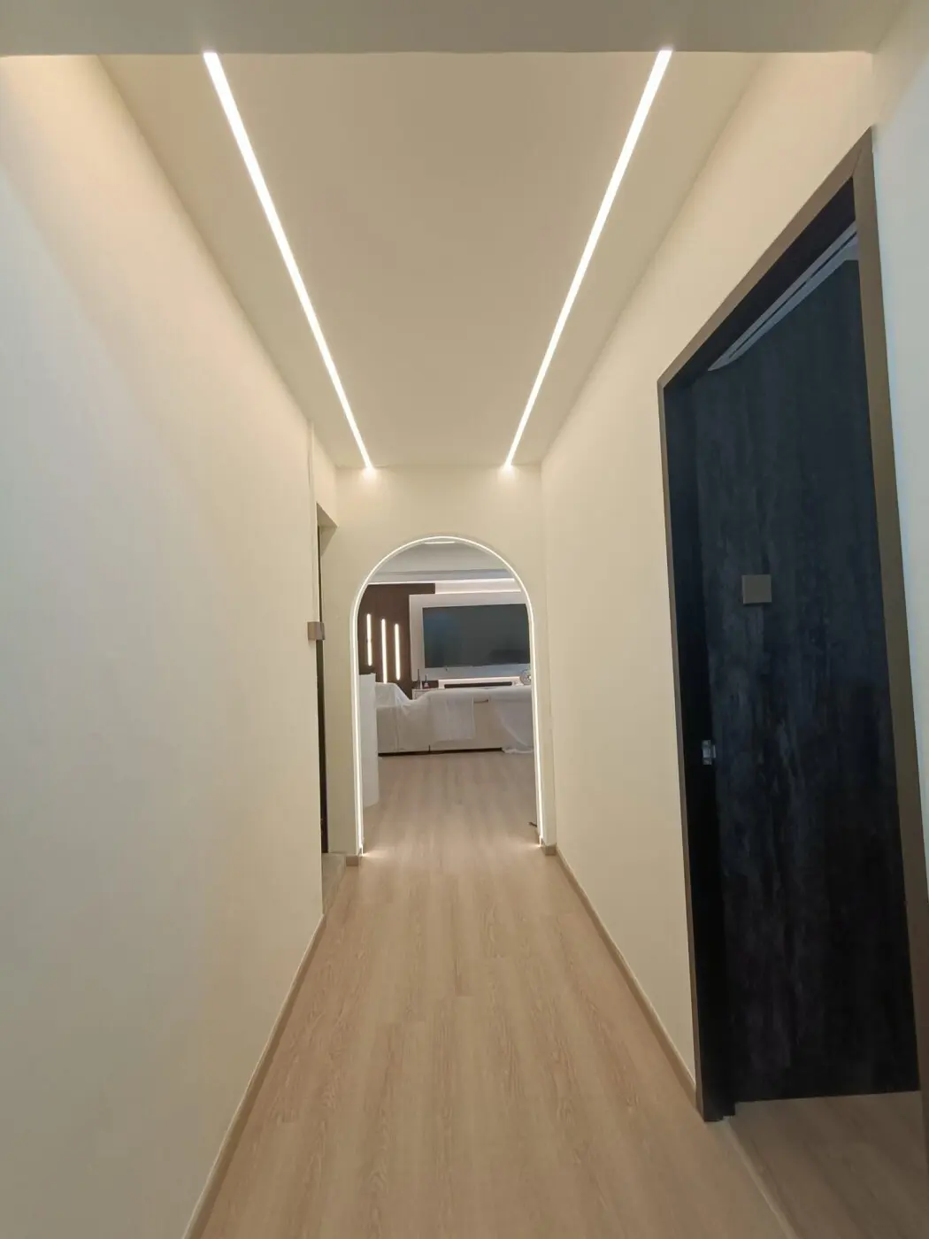 Wild Design - Minimalistic / Scandinavian - Walkway to bedrooms - Resale HDB - $120,000