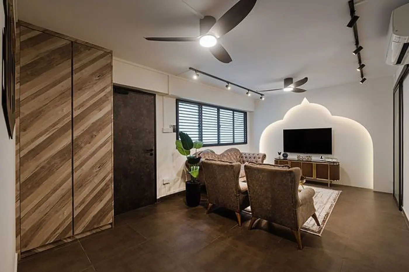 Interior Homes Design Studio - Modern / Contemporary - Living room - Resale HDB - $70,000