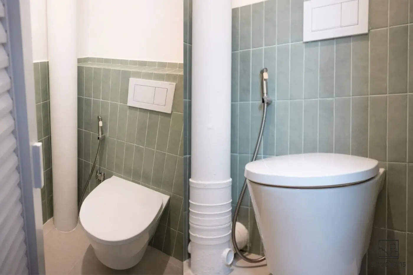 Studio 15 Interior - Minimalistic / Scandinavian - WC - Resale HDB - $120,000