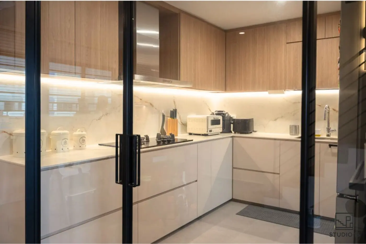 Studio 15 Interior - Minimalistic / Scandinavian - Kitchen - Resale HDB - $120,000