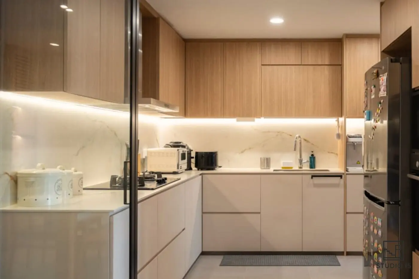 Studio 15 Interior - Minimalistic / Scandinavian - Kitchen - Resale HDB - $120,000