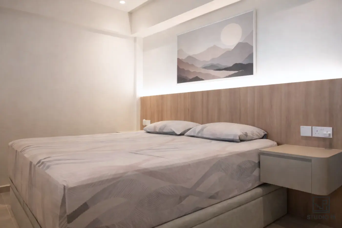 Studio 15 Interior - Minimalistic / Scandinavian - Master Bedroom - Resale HDB - $120,000