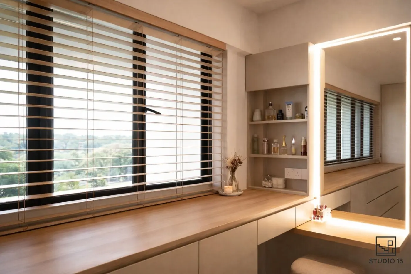 Studio 15 Interior - Minimalistic / Scandinavian - Master Bedroom - Resale HDB - $120,000