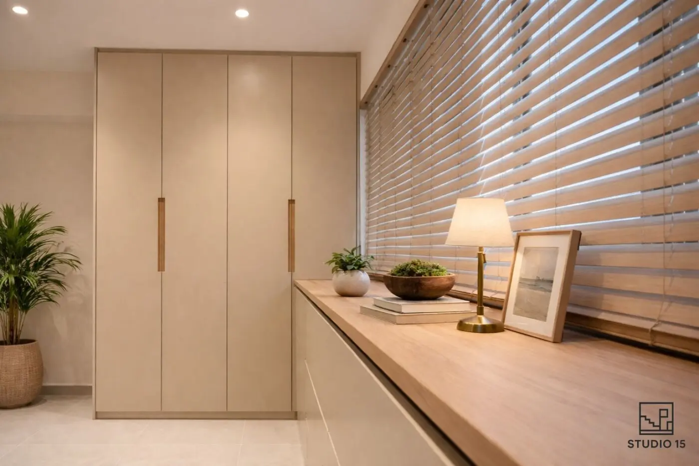 Studio 15 Interior - Minimalistic / Scandinavian - Master Bedroom - Resale HDB - $120,000