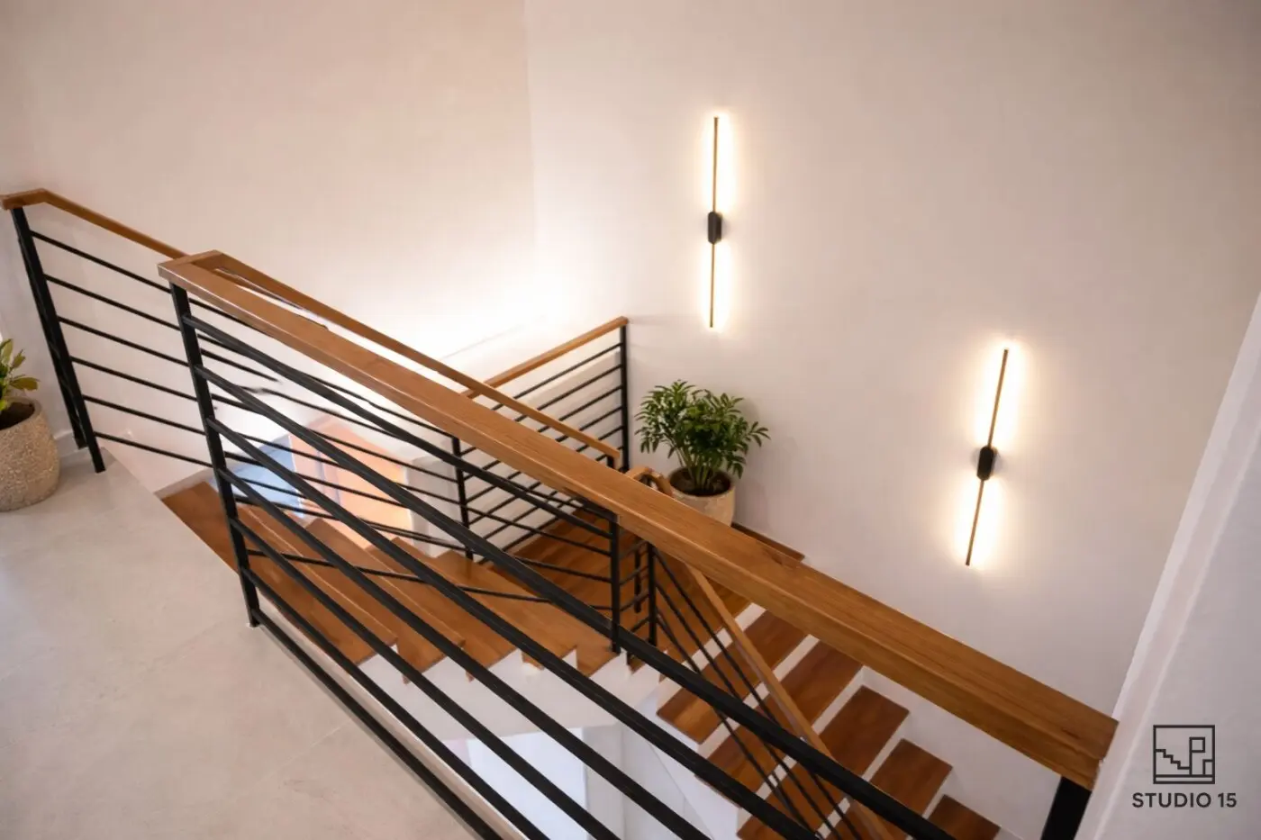 Studio 15 Interior - Minimalistic / Scandinavian - Stairs - Resale HDB - $120,000