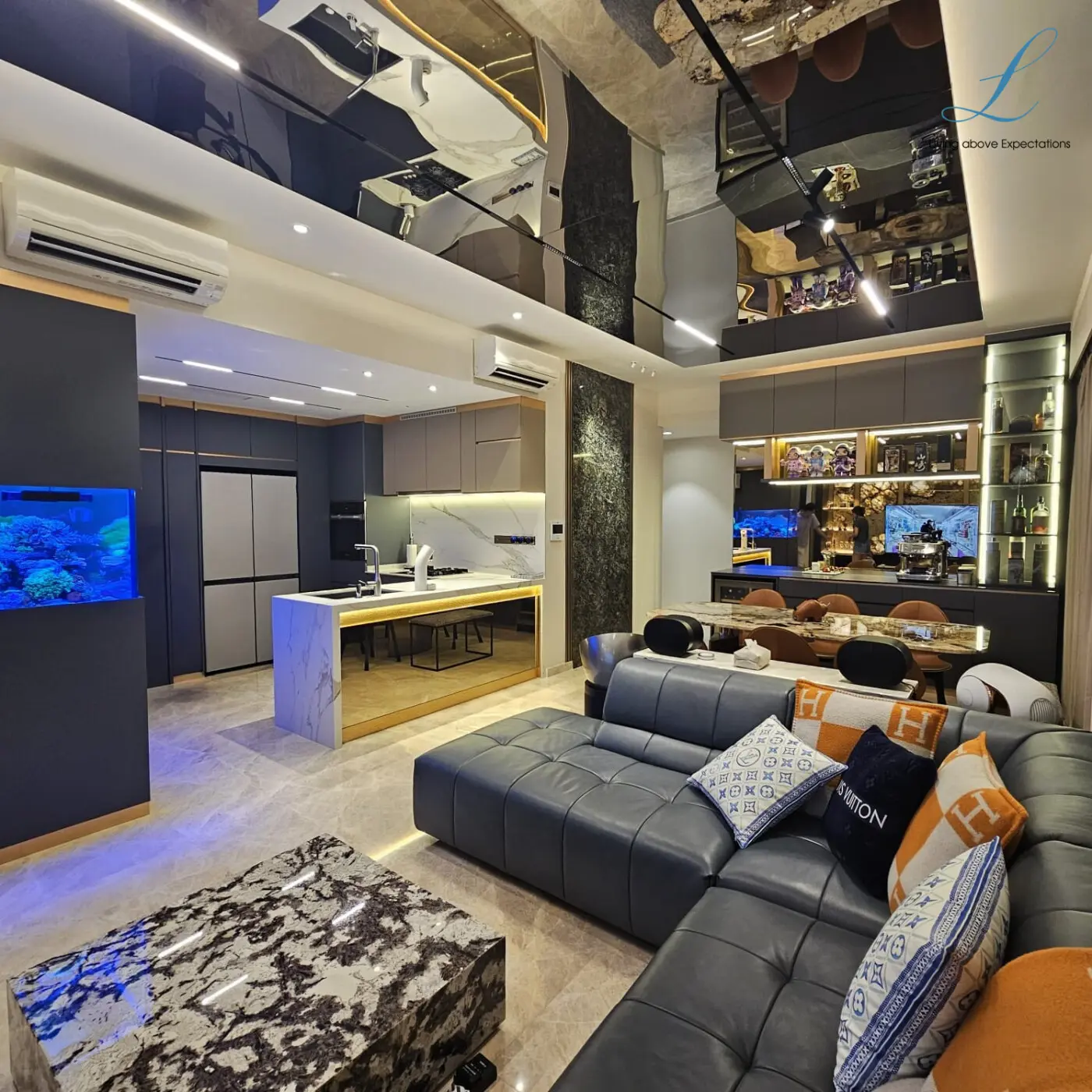 Explore Living - Luxury / Glamorous - Living area - Resale Condo - $300,000