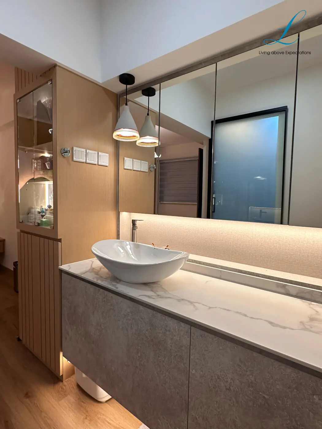 Explore Living - Modern / Contemporary - Master bedroom vanity - Resale HDB - $120,000