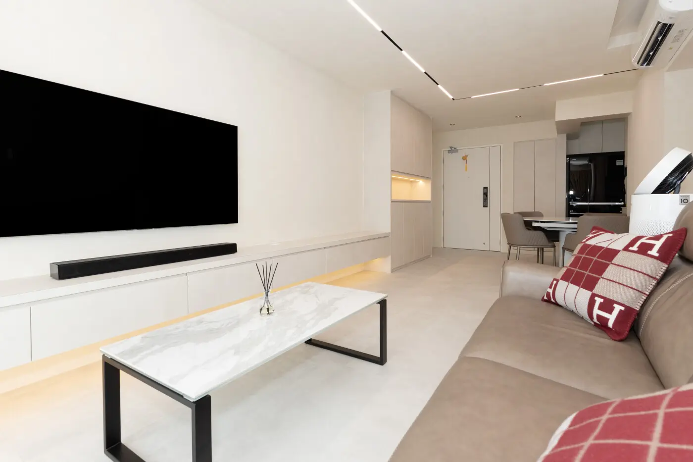 QB Concept - Minimalistic / Scandinavian - Living Room - Resale HDB - $60,000