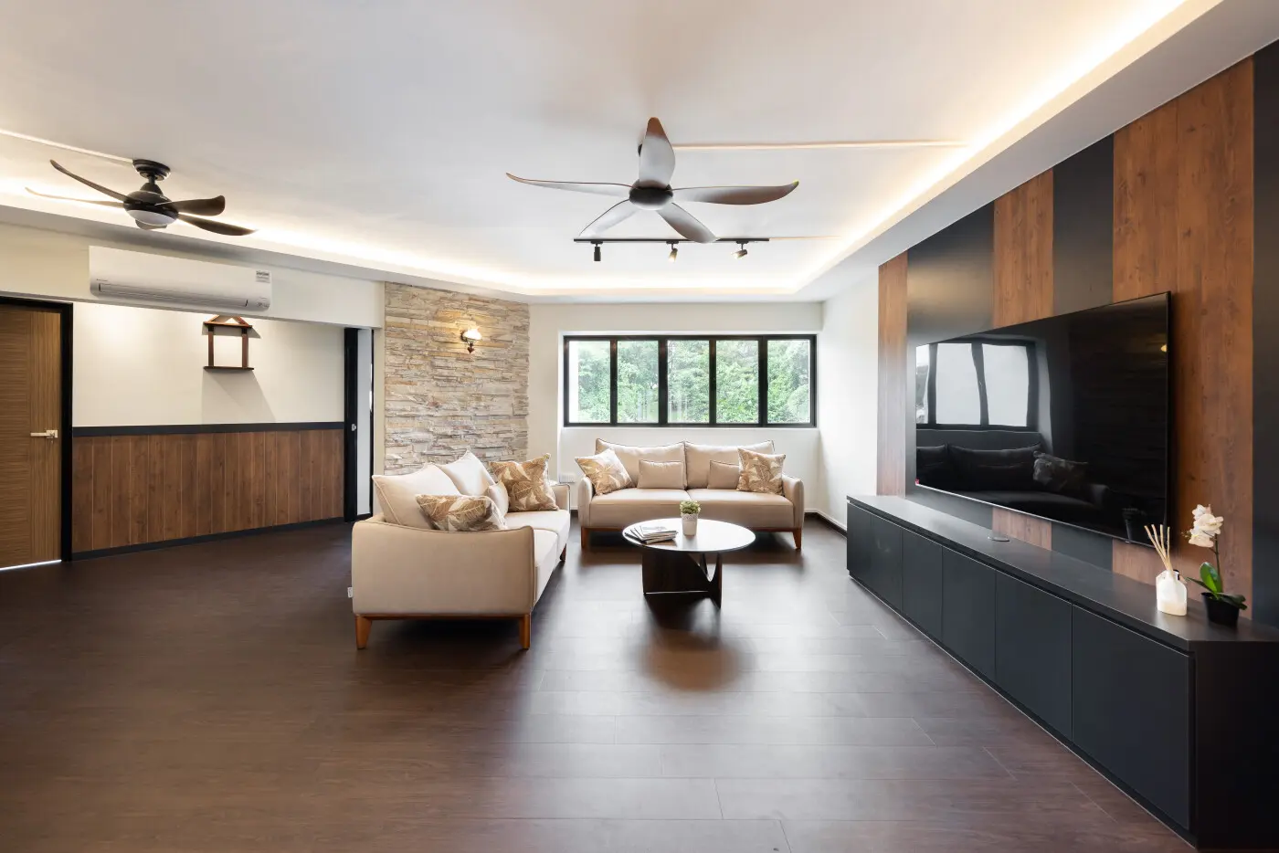 ID At Works - Balinese / Bohemian - Living Room - Resale HDB - $80,000
