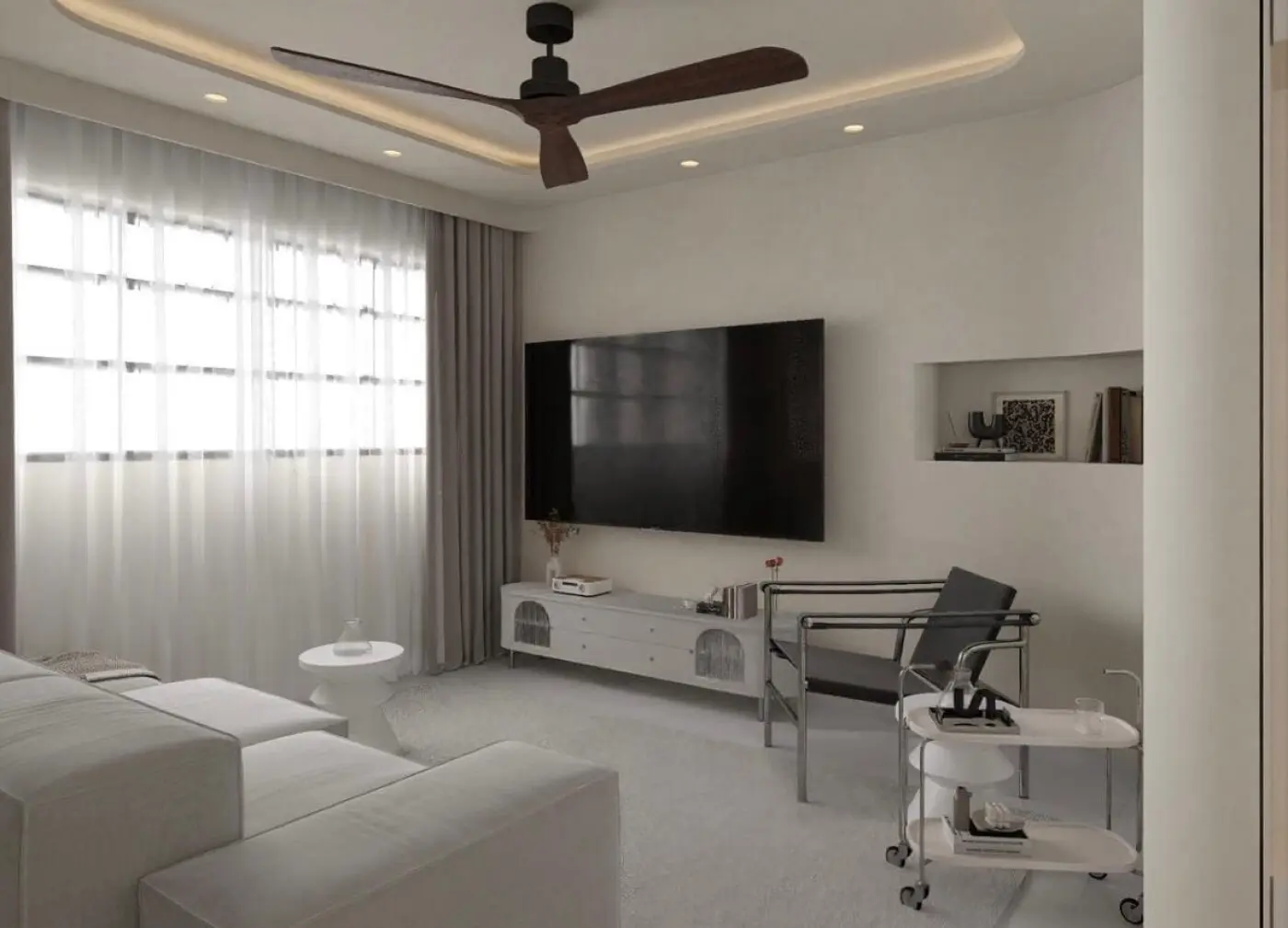 Joust Interior Design Studio - Modern / Contemporary - Living Room - Resale HDB - $40,000