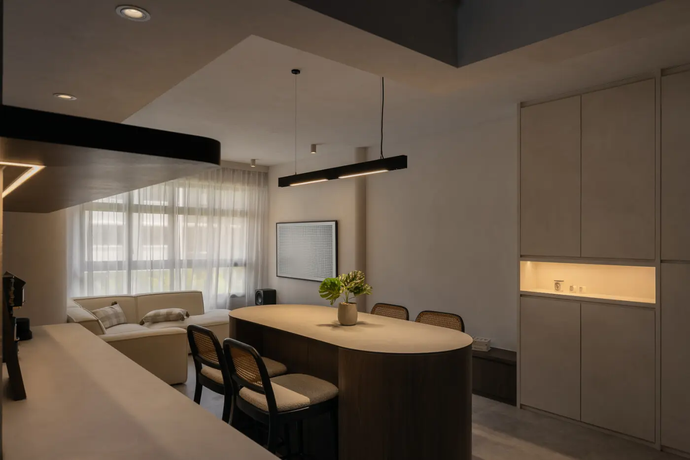 Aart Boxx Interior - Minimalistic / Scandinavian - Living Room - New HDB - $54,000