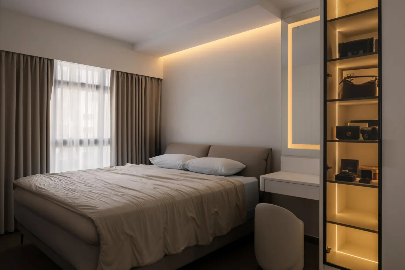 Aart Boxx Interior - Minimalistic / Scandinavian - Bedroom - New HDB - $45,000