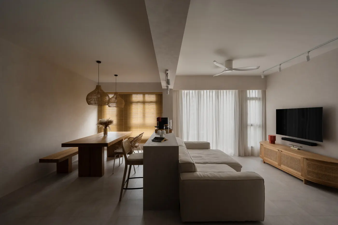 Aart Boxx Interior - Minimalistic / Scandinavian - Living Room - Resale HDB - $100,000