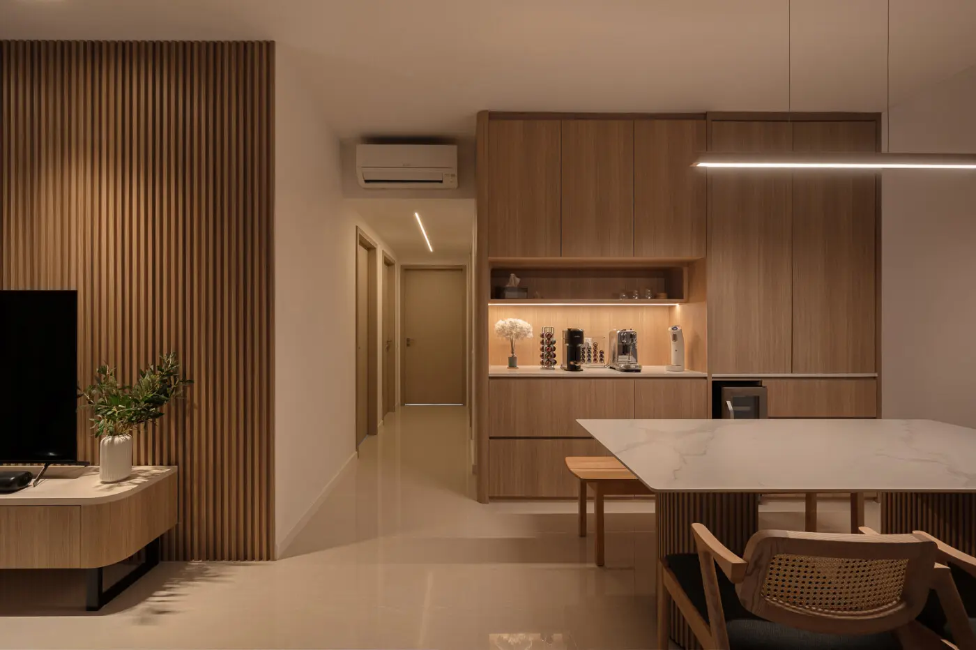 Aart Boxx Interior - Minimalistic / Scandinavian - Dining Room - New Condo - $50,000