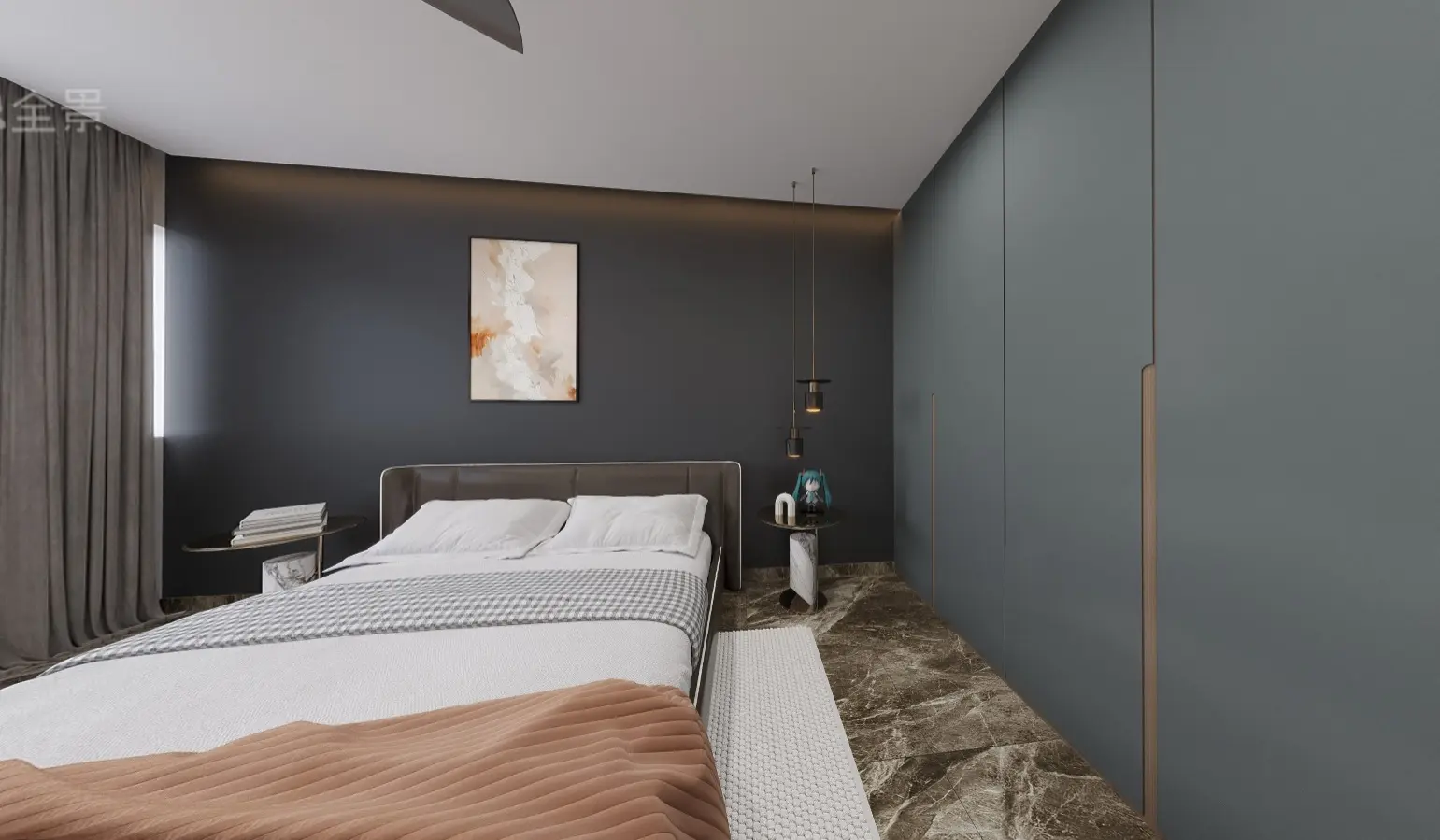 Home Hut Interior - Luxury / Glamorous - Bedroom 3 - Resale HDB - $73,000