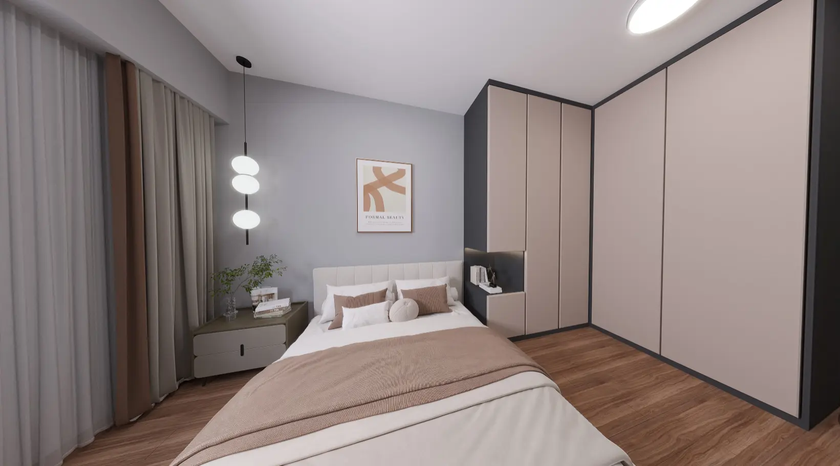 Home Hut Interior - Minimalistic / Scandinavian - Bedroom - New HDB - $33,000