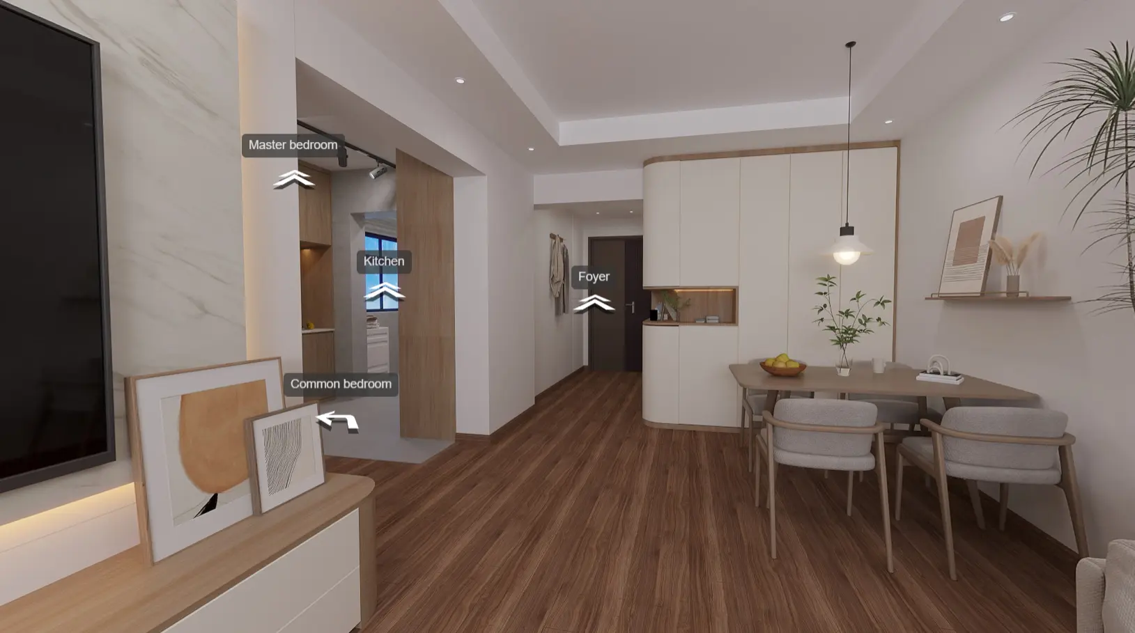 Home Hut Interior - Minimalistic / Scandinavian - Living - New HDB - $33,000
