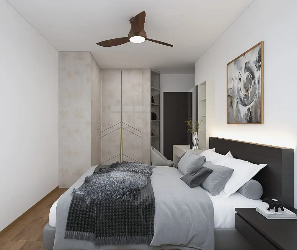 10 Concept Renovation - Modern / Contemporary - Masterbedroom - New HDB - $55,000