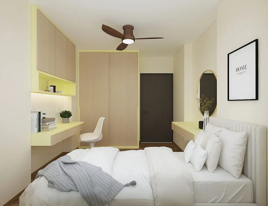 10 Concept Renovation - Modern / Contemporary - Bedroom - New HDB - $55,000