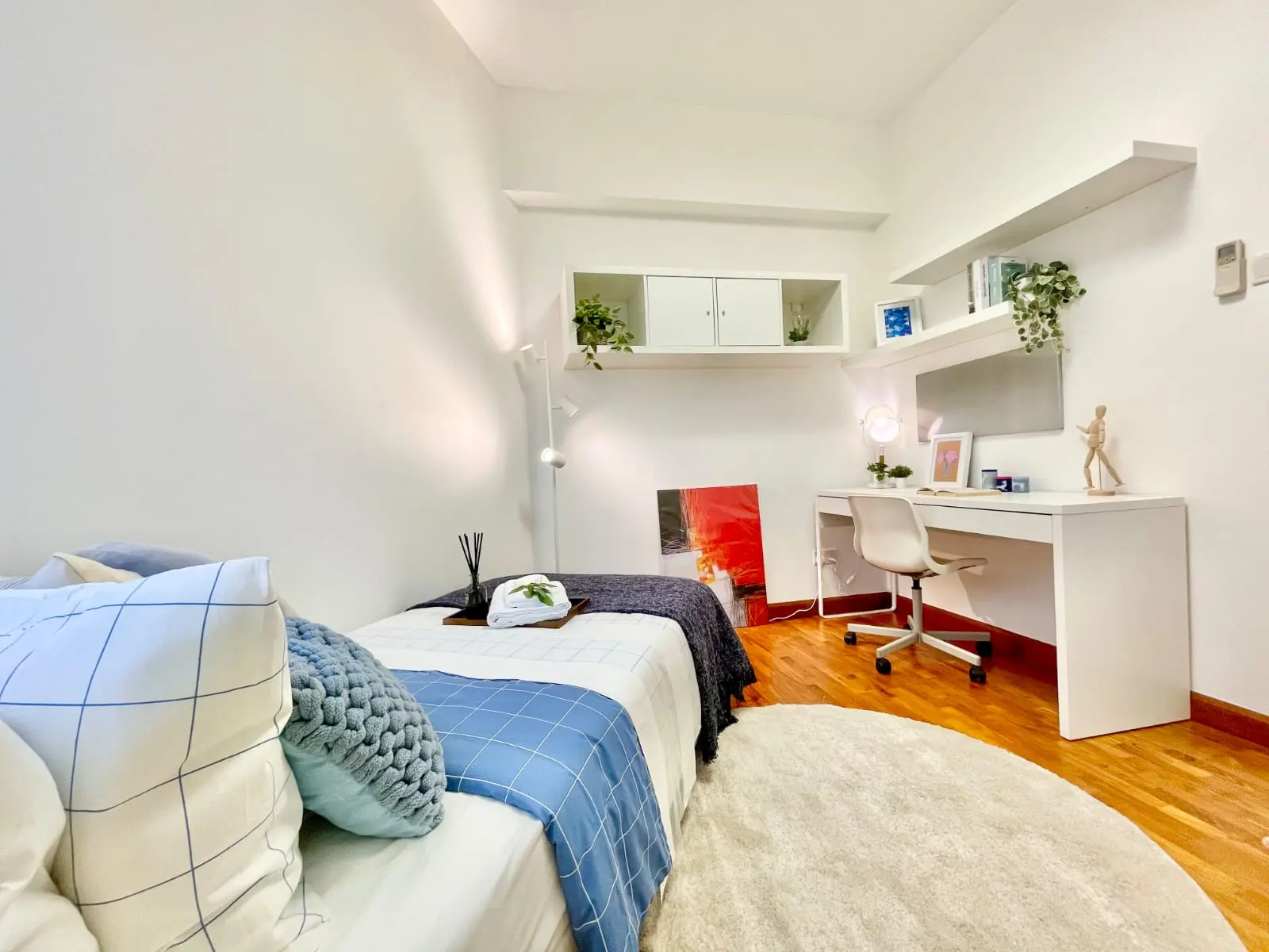 Philo Trio Interior Design - Minimalistic / Scandinavian - Bedroom 3 - Resale Condo - $60,000