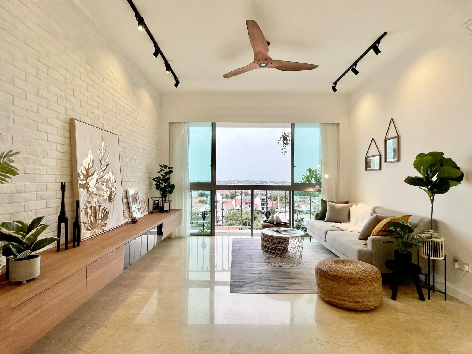 Philo Trio Interior Design - Minimalistic / Scandinavian - Living Room - Resale Condo - $60,000