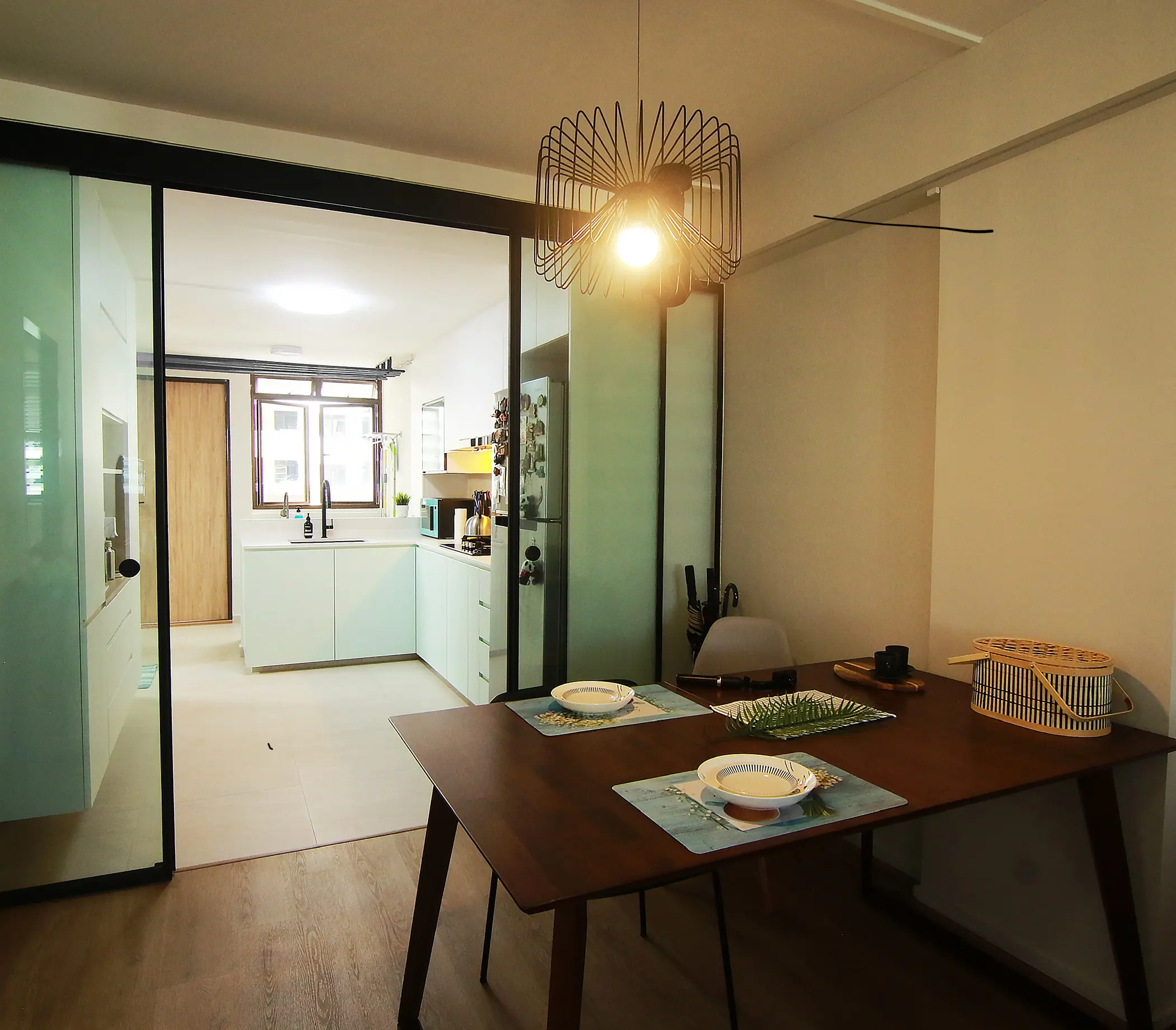 D'intérieur Design  - Minimalistic / Scandinavian - Dining, Kitchen, Living Room - Resale HDB - $45,000