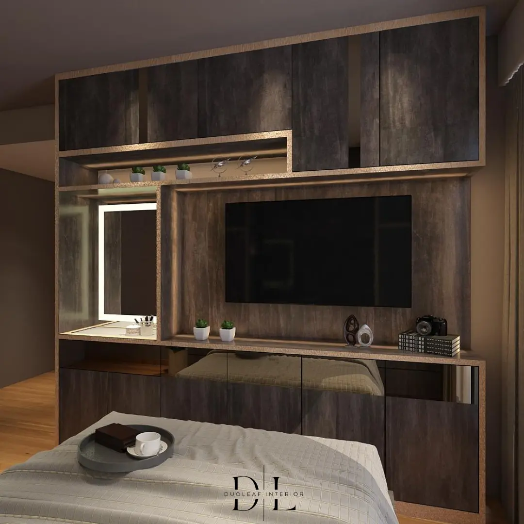 Duoleaf Interior - Modern / Contemporary - The Vales EC - Master Bedroom Dresser and TV Console - Existing Condo - $20,000