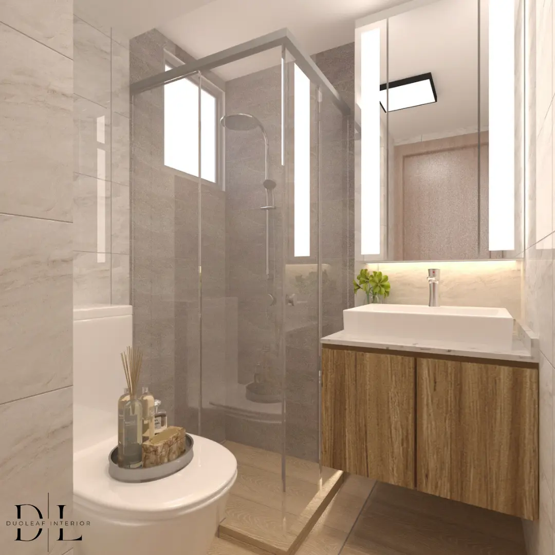 Duoleaf Interior - Minimalistic / Scandinavian - Aquarius By The Park , WC 1 - Resale Condo - $30,000