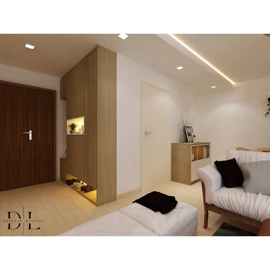 Duoleaf Interior - Minimalistic / Scandinavian - 408C Fernvale Road - HDB 4 Bedroom, Foyer - Resale HDB - $40,000