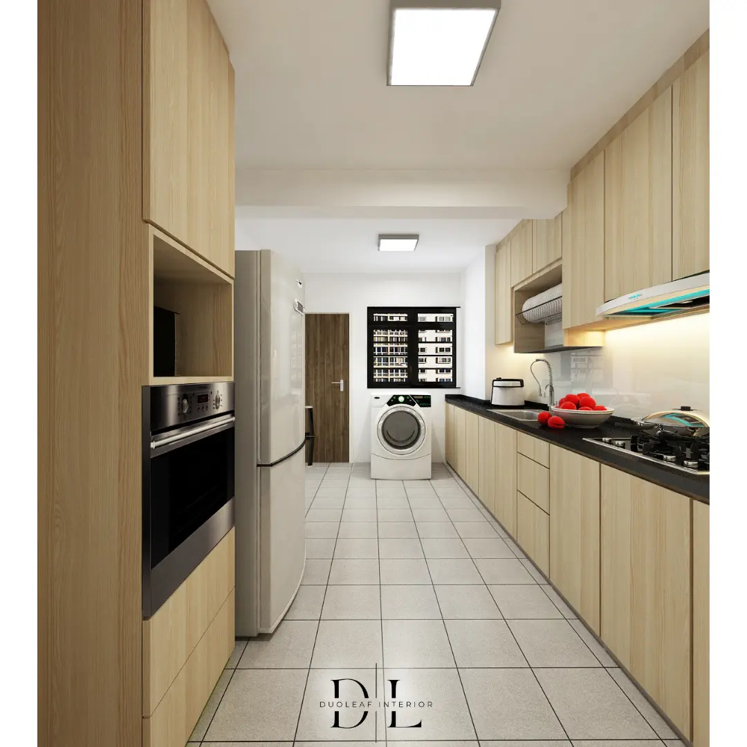 Duoleaf Interior - Minimalistic / Scandinavian - Blk 194 Kim Keat Ave - Kitchen - Resale HDB - $30,000