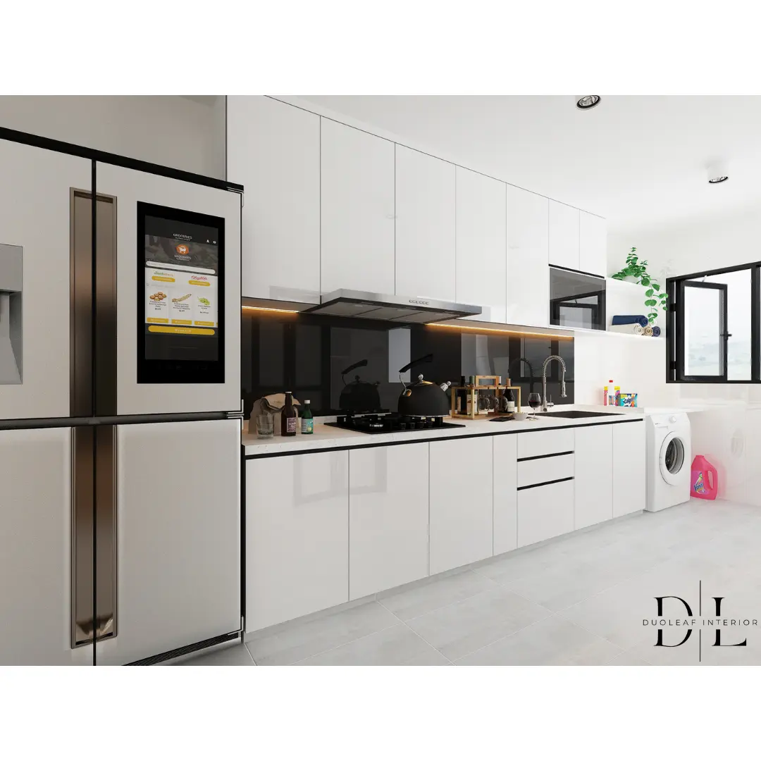Duoleaf Interior - Minimalistic / Scandinavian - 303B Anchorvale Link - HDB 3 Bedrooms, Kitchen - Resale HDB - $20,000