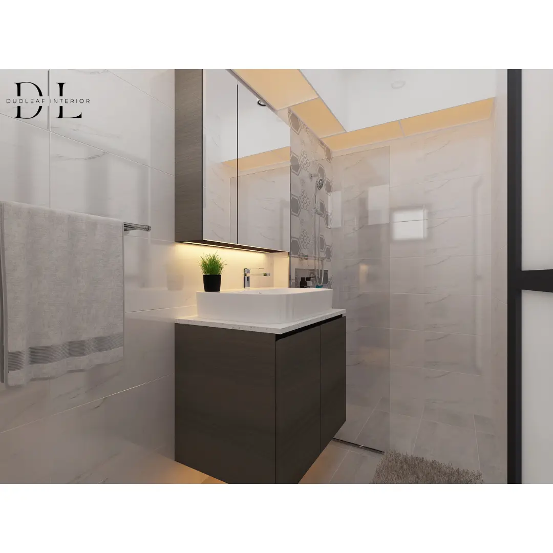 Duoleaf Interior - Minimalistic / Scandinavian - 303B Anchorvale Link - HDB 3 Bedrooms, Common WC - Resale HDB - $20,000