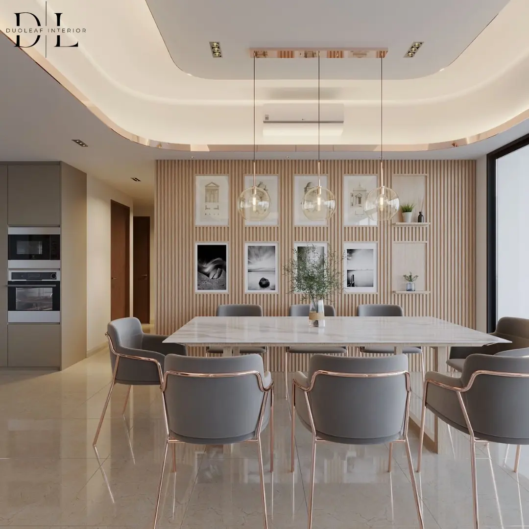 Duoleaf Interior - Luxury / Glamorous - Seaside Residence - Dining - New Condo - $35,000