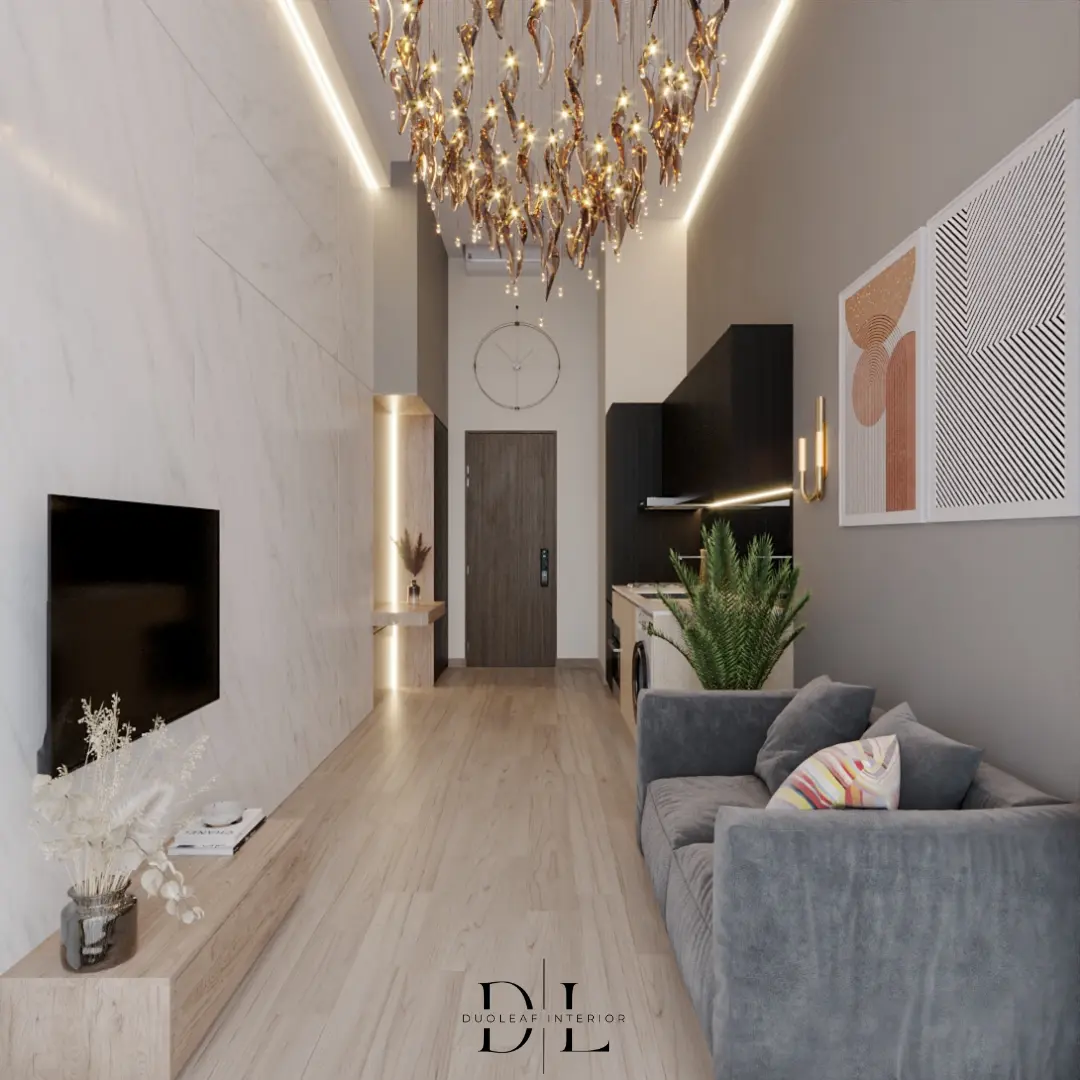 Duoleaf Interior - Luxury / Glamorous - Granduer Park Residence - Living - New Condo - $25,000