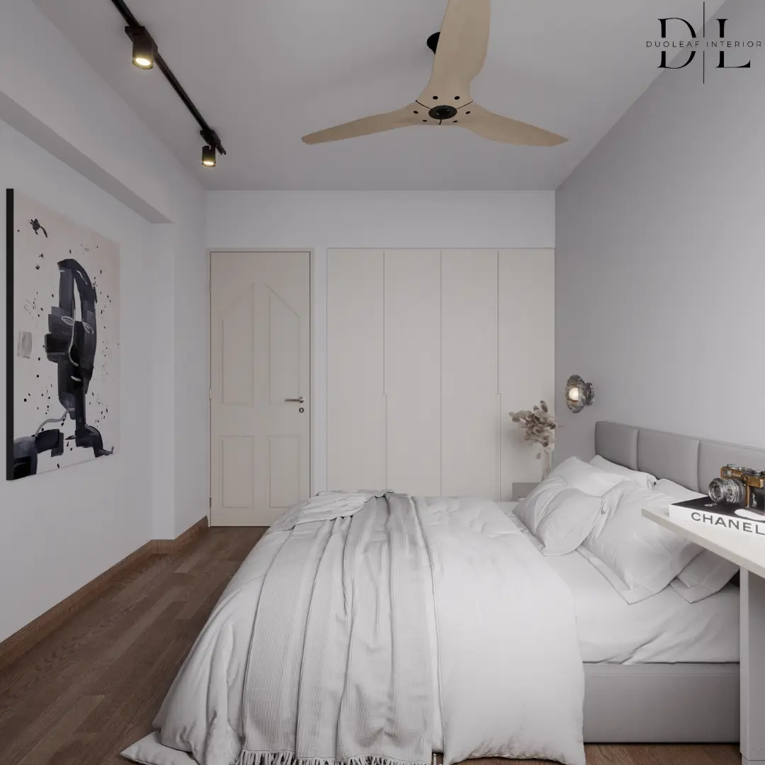 Duoleaf Interior - Minimalistic / Scandinavian - 212 Ang Mo Kio - Master Bedroom - Resale HDB - $40,000