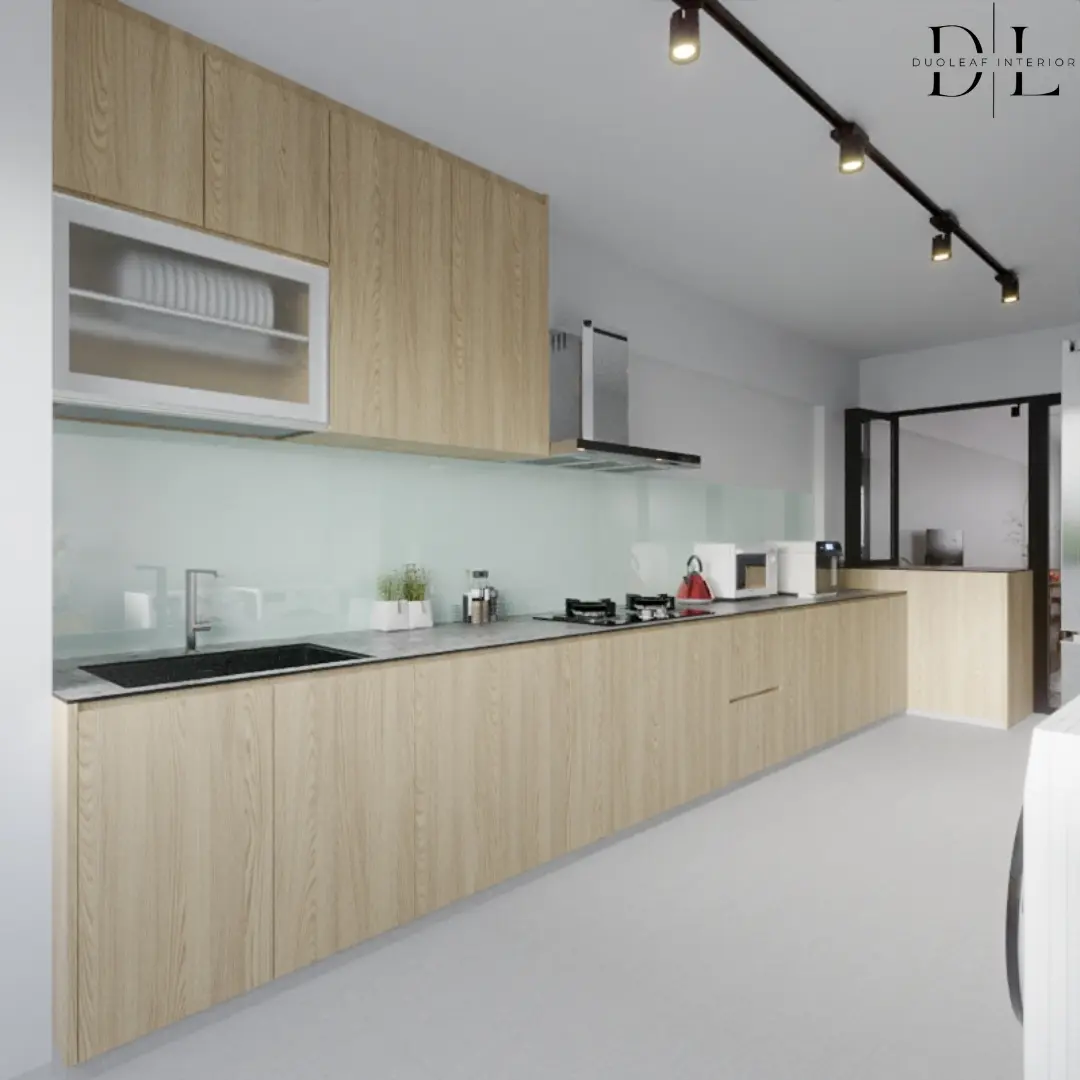 Duoleaf Interior - Minimalistic / Scandinavian - 212 Ang Mo Kio - Kitchen - Resale HDB - $40,000