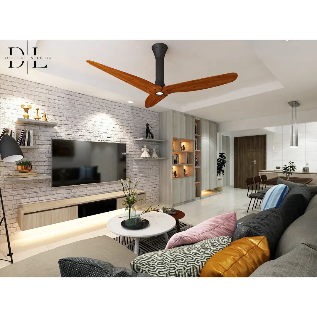 Duoleaf Interior - Modern / Contemporary - 453C Fernvale Road - Living - Resale HDB - $60,000