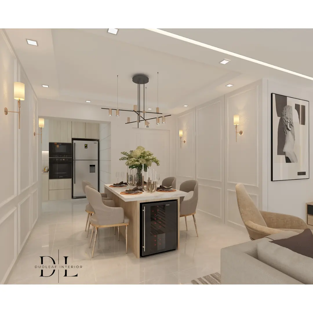 Duoleaf Interior - Modern / Contemporary - 410C Fernvale Road - Dining - Resale HDB - $75,000