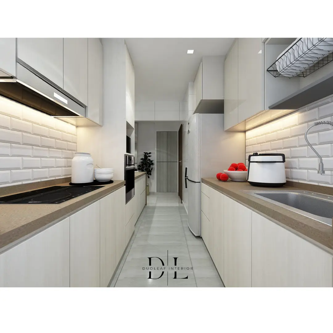 Duoleaf Interior - Modern / Contemporary - 453C Fernvale Road - Kitchen - Resale HDB - $60,000